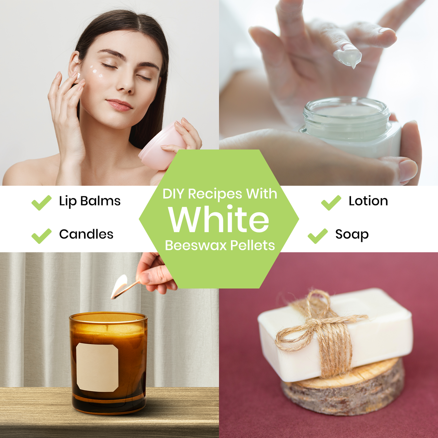 White Beeswax Pastilles