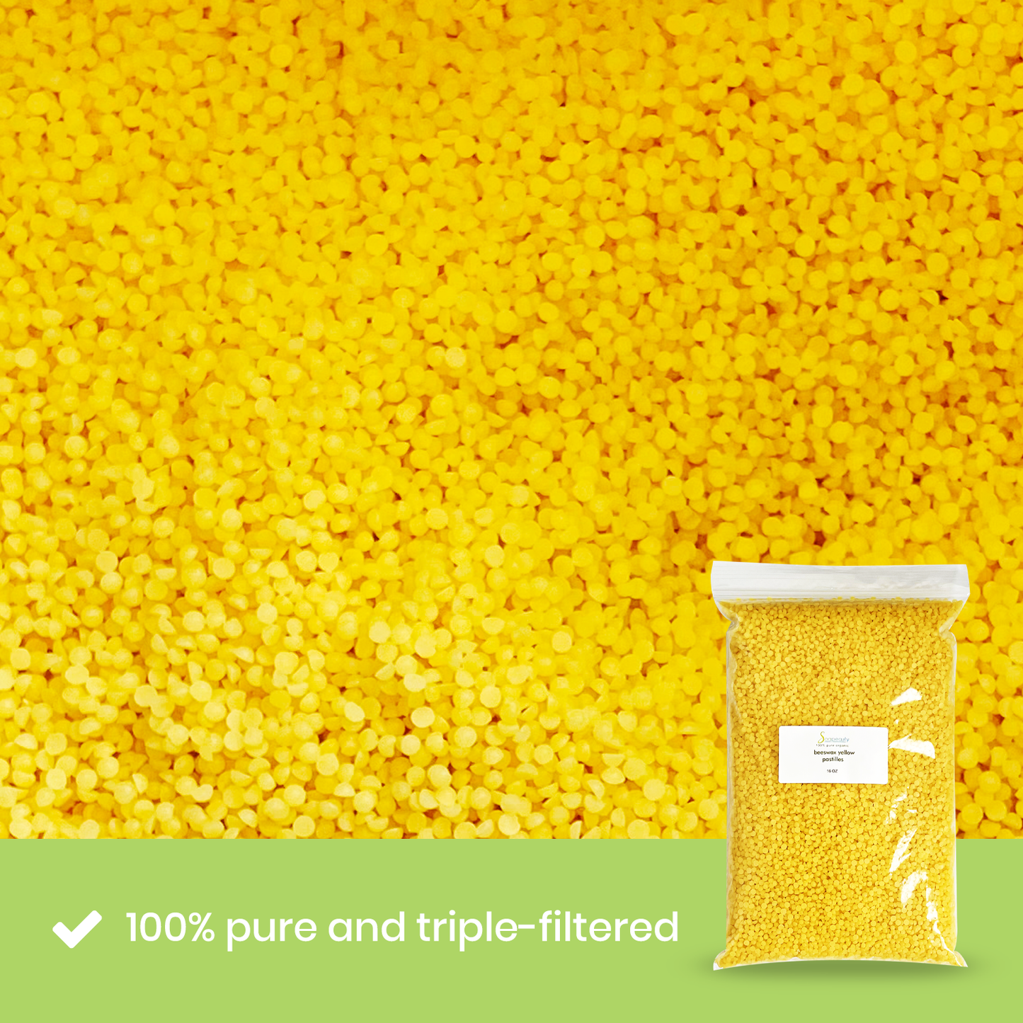 Yellow Beeswax Pastilles