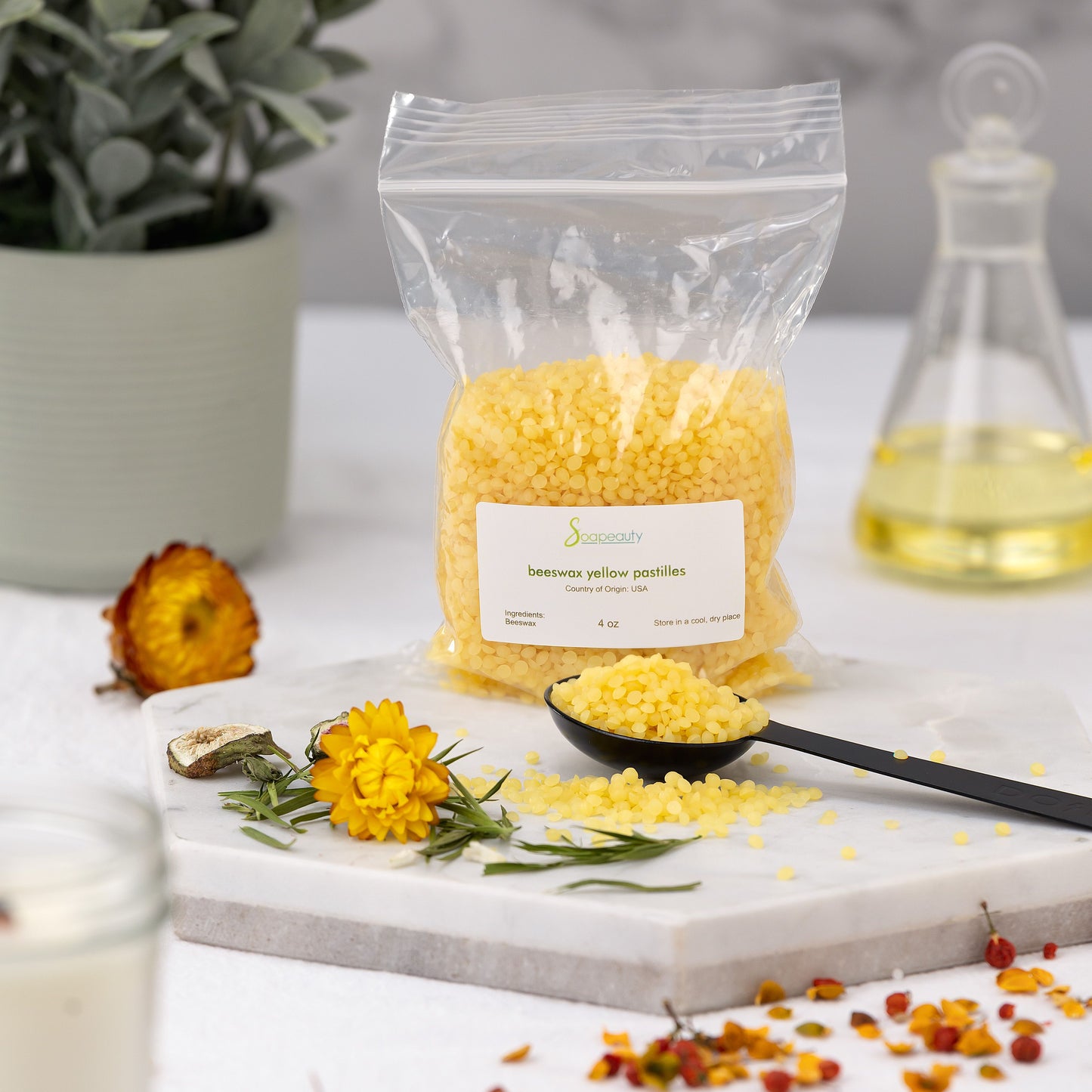 Yellow Beeswax Pastilles