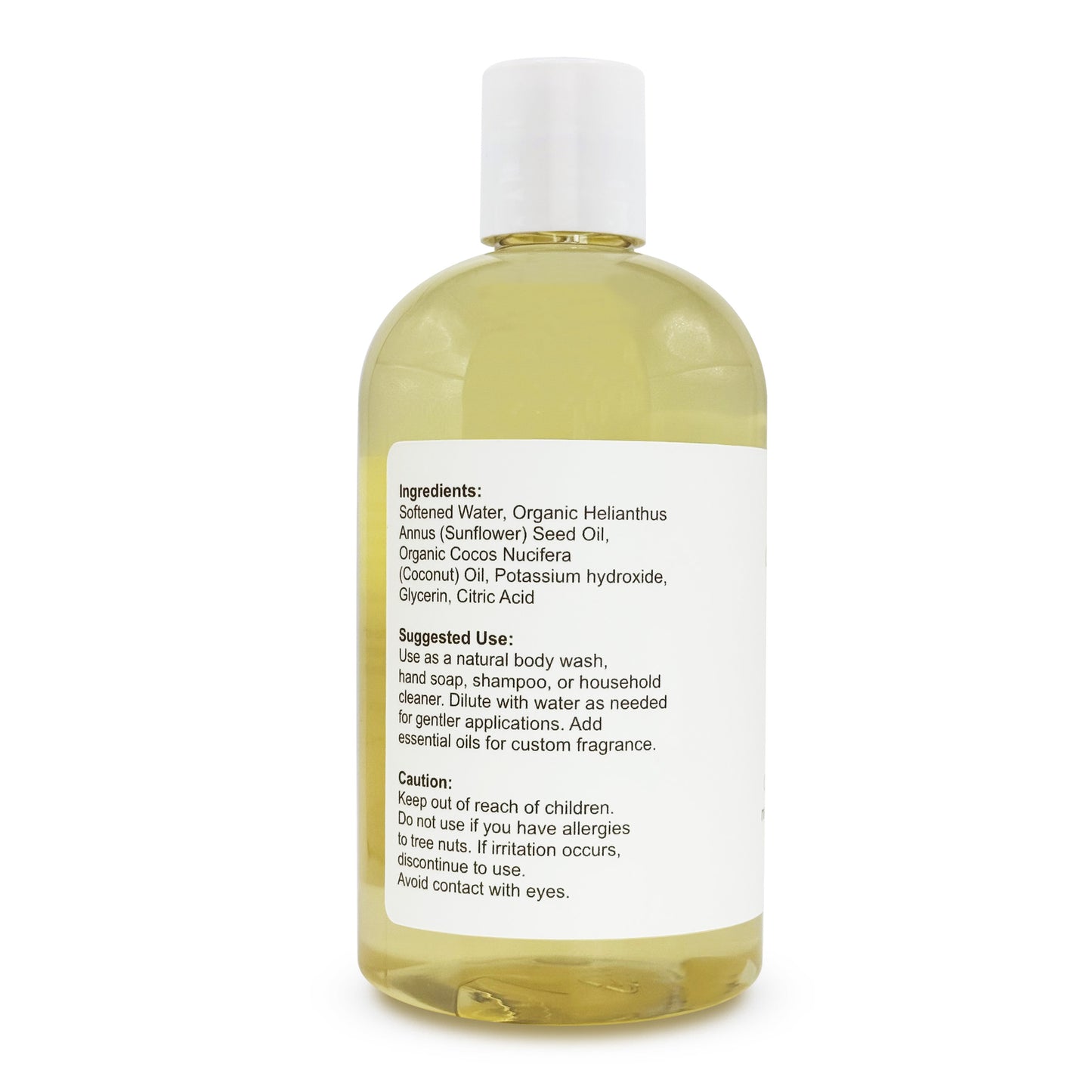 Liquid Castile Soap - Made with Organic Oils