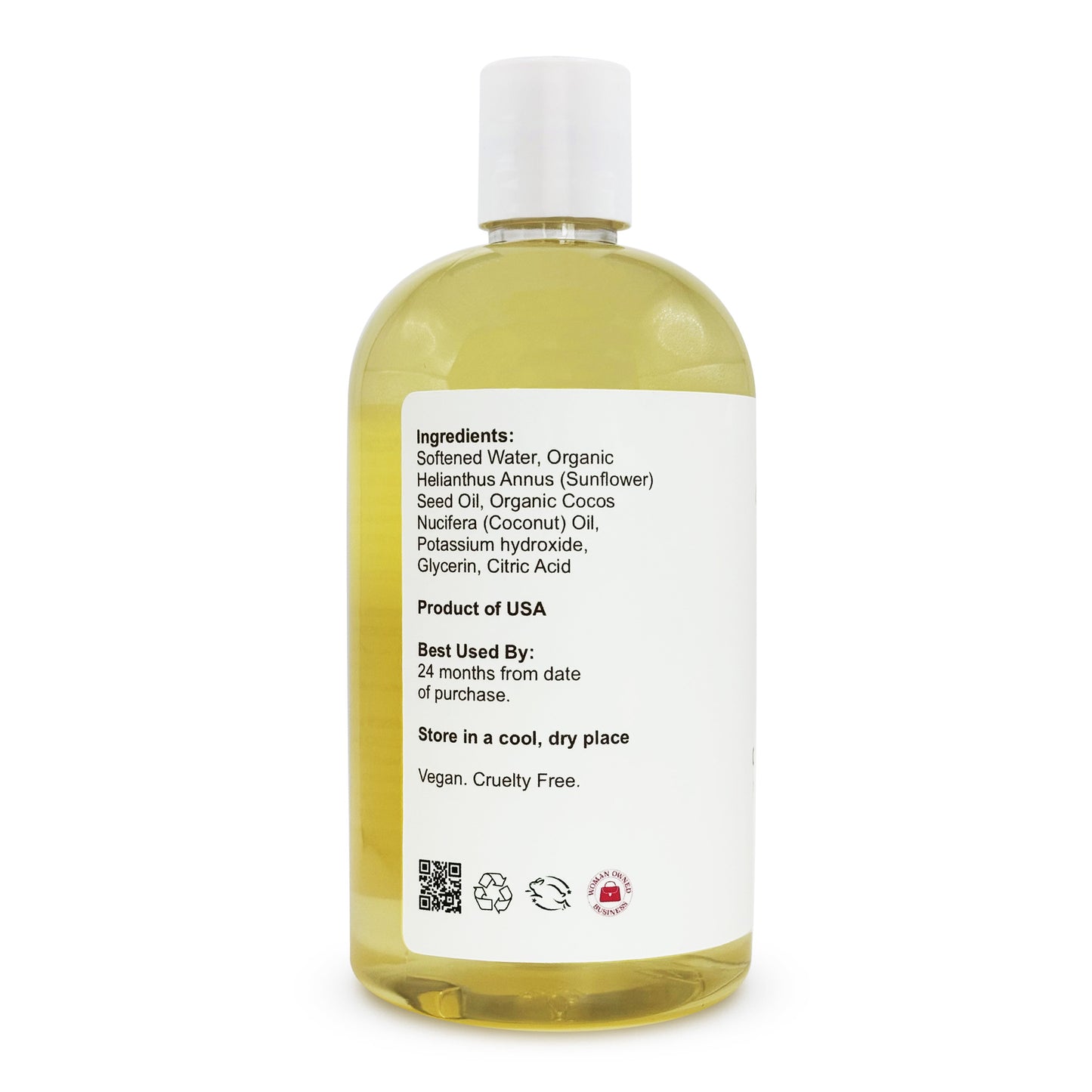 Liquid Castile Soap - Made with Organic Oils