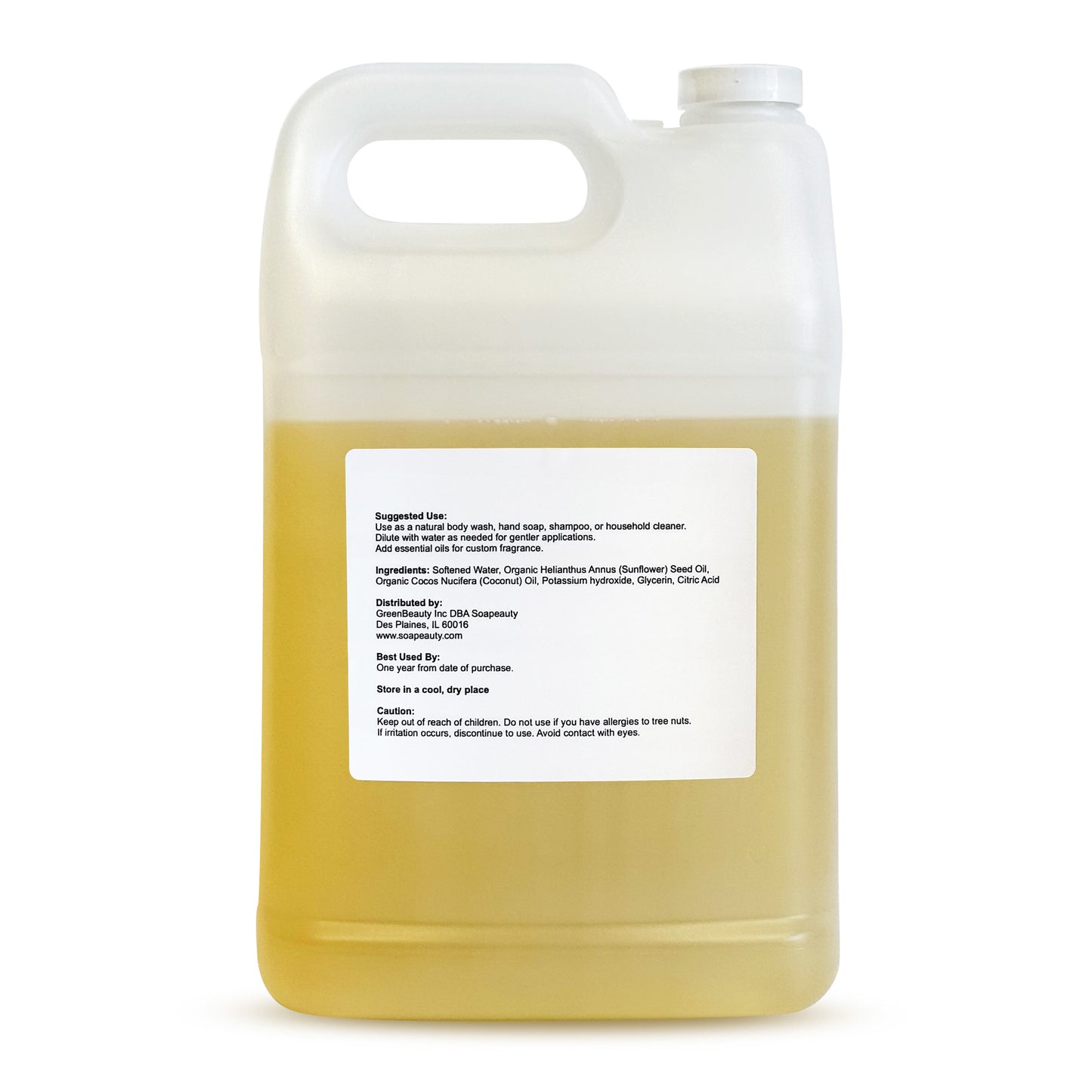 Liquid Castile Soap - Made with Organic Oils