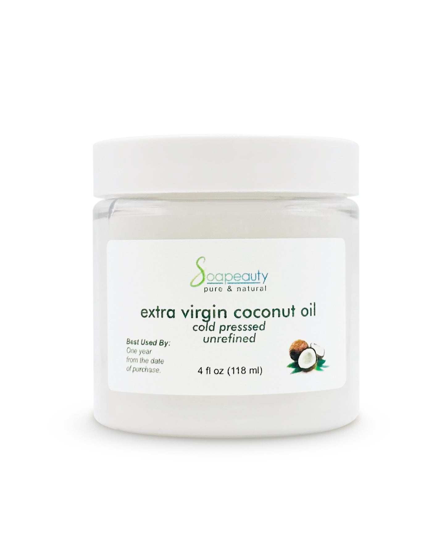 Extra Virgin Coconut Oil Unrefined Cold Pressed