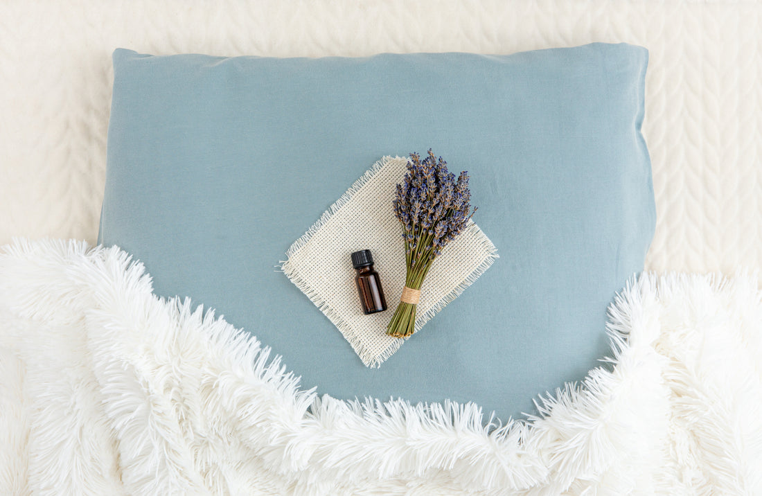 Lavender essential oil is a proven, gentle way to fall into a relaxing sleep 💜