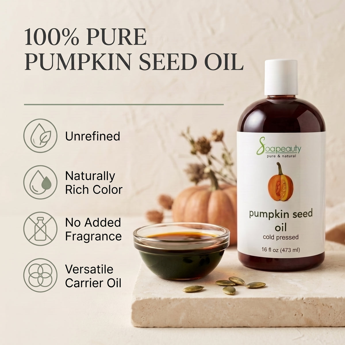 Pumpkin Seed Oil Unrefined Raw