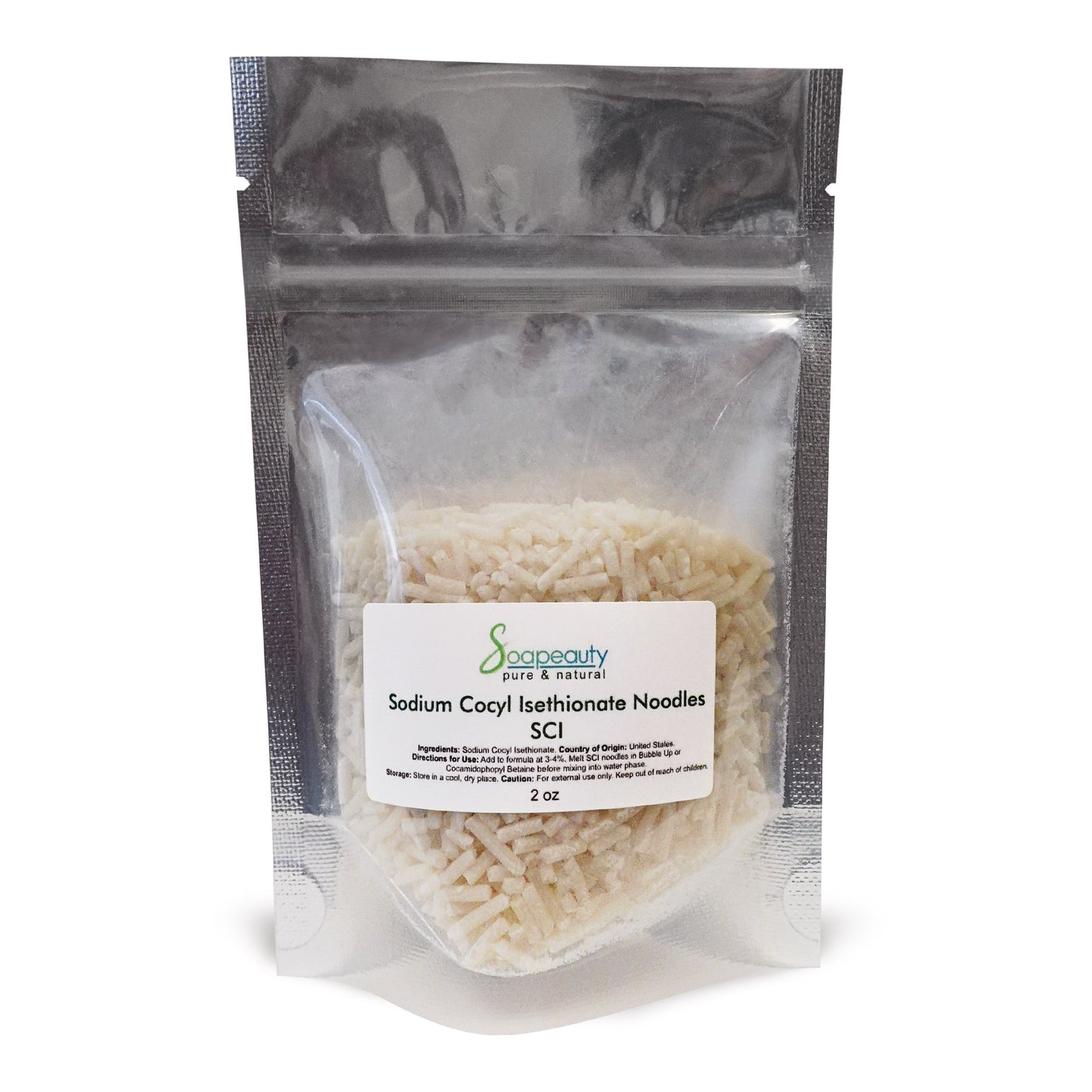 Sodium Cocoyl Isethionate (SCI) Noodles