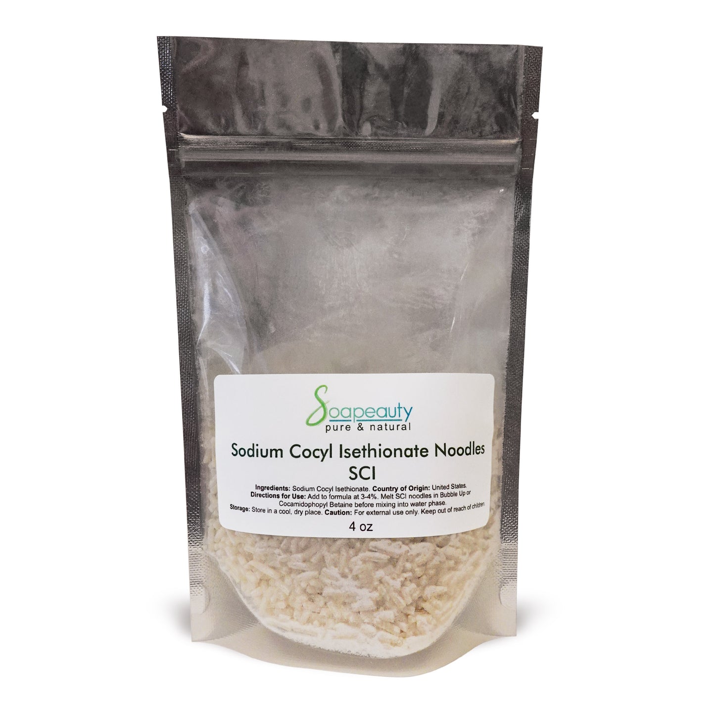 Sodium Cocoyl Isethionate (SCI) Noodles