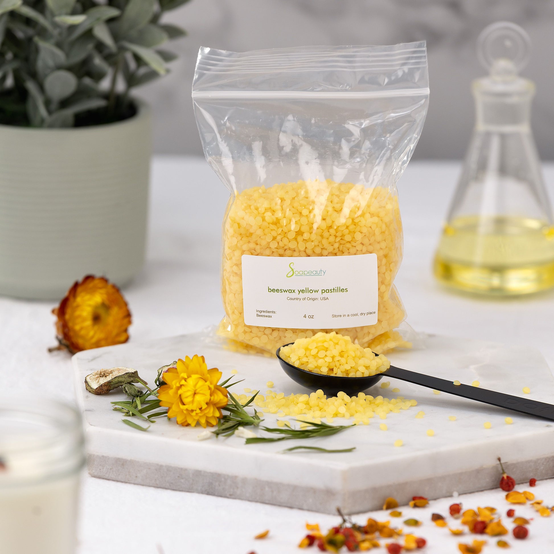 Organic Beeswax Pastilles, Candles & Beeswax