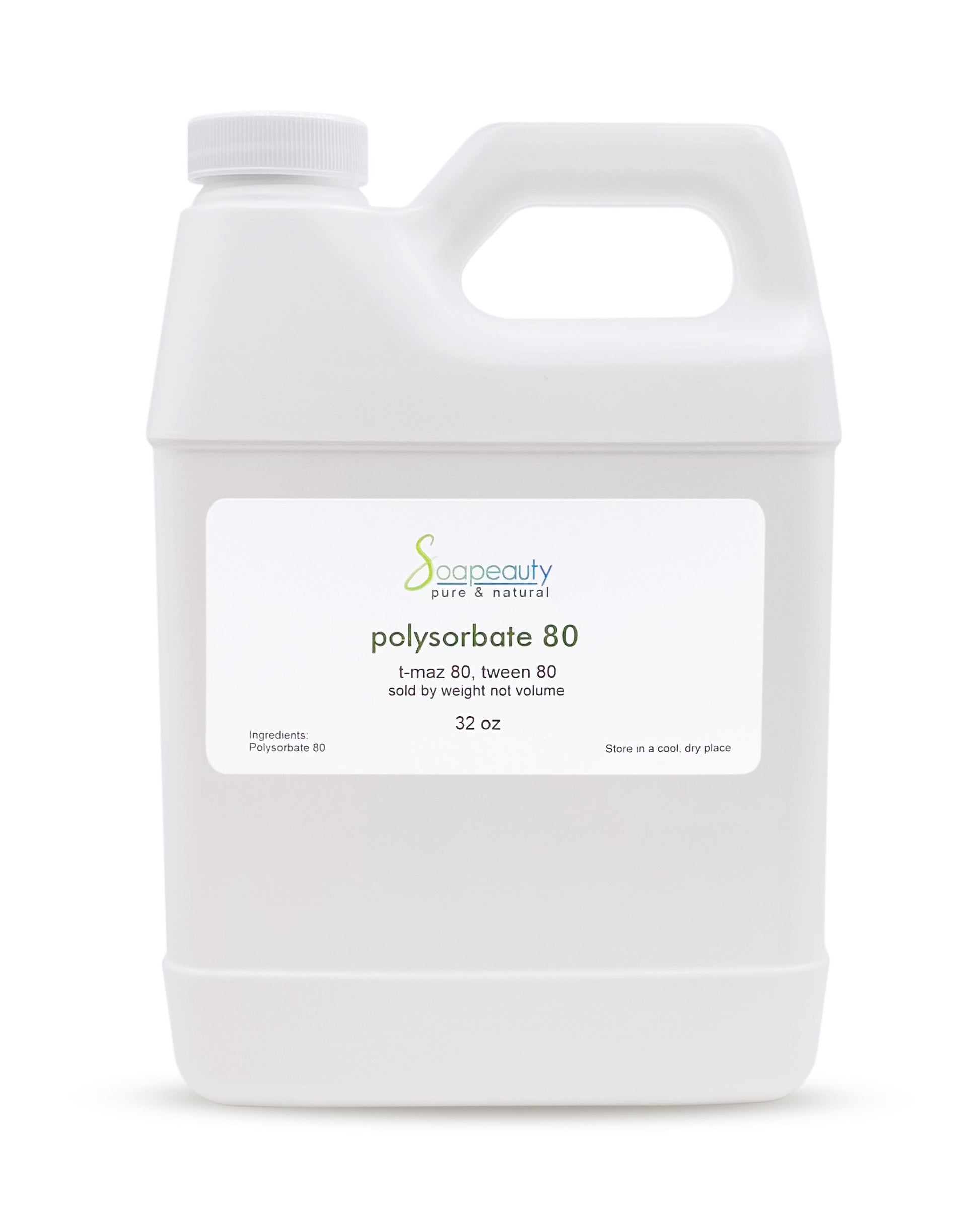 Polysorbate 80 T-MAZ 80 Tween 80 Solubilizer Surfactant & Emulsifier 100%  Pure 128 oz, 7 LB, 1 gal