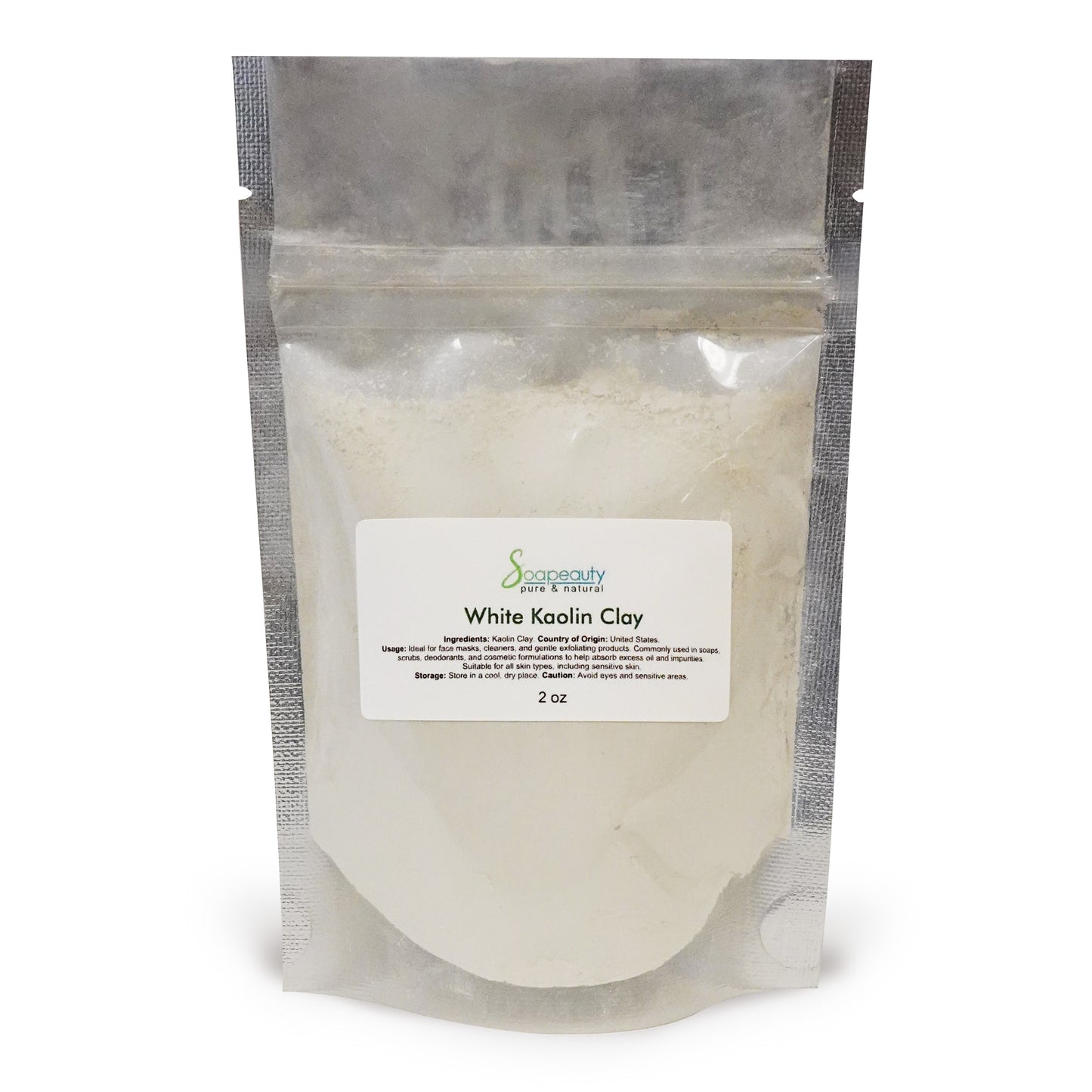 White Kaolin Clay Powder